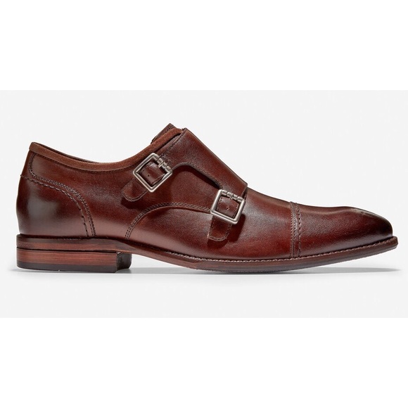 SOLDCole Haan Men’s Warner Grand Monk Dress Shoes - Picture 3 of 10